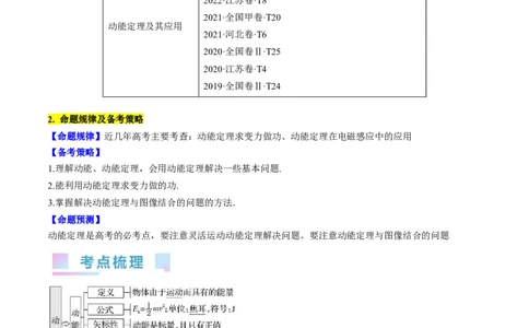 考点24动能定理及其应用（原卷版）_04高考物理_通用版（老高考）复习资料_2024年复习资料_完备战2024年高考物理一轮复习考点帮（全国通用）