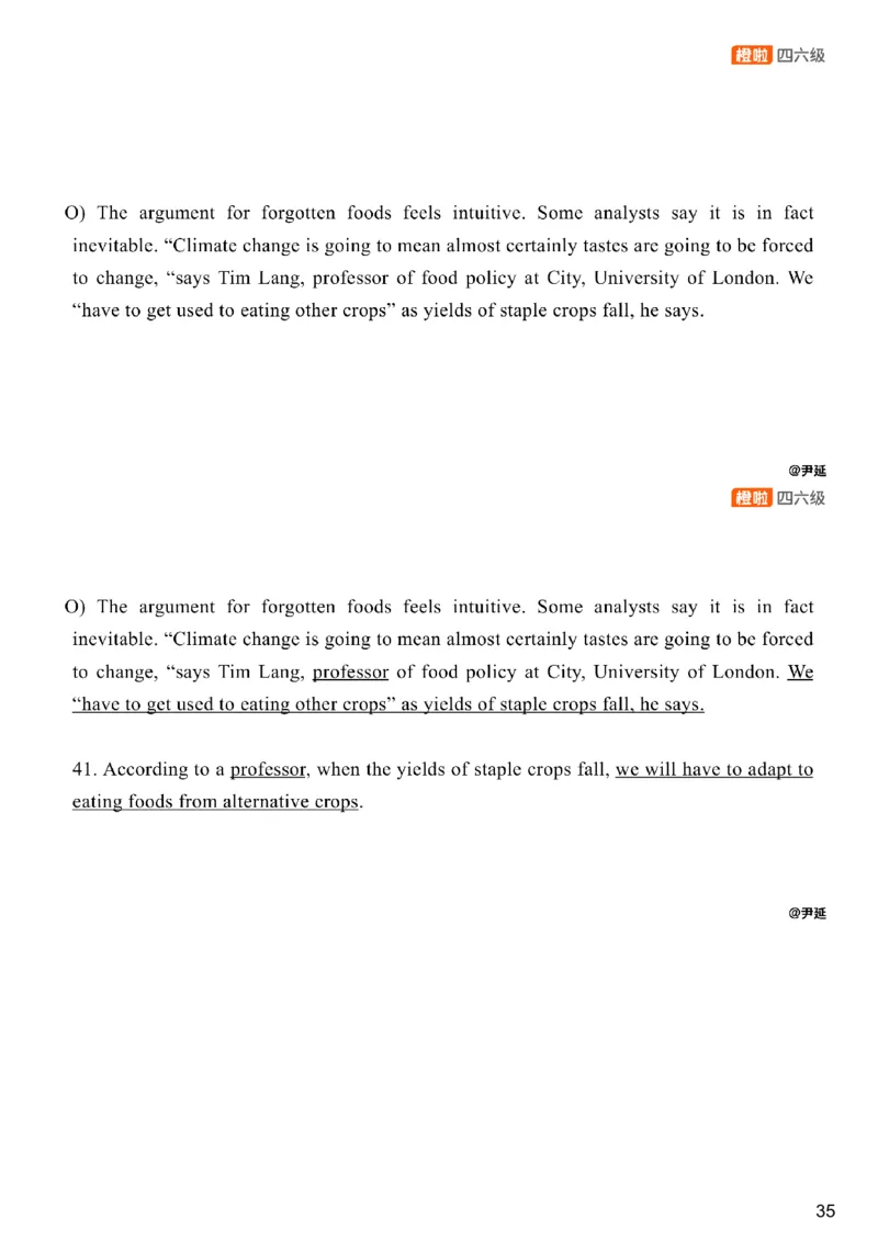 [25.4]--六级阅读模考解析24年12月第一套匹配题+选词填_最新更新，视频都在这_2026，6月六级速转存易和谐_1、2025年6月六级_10.2026六级英语橙啦_{1}--课程_{25}--六级6月7日模考解析