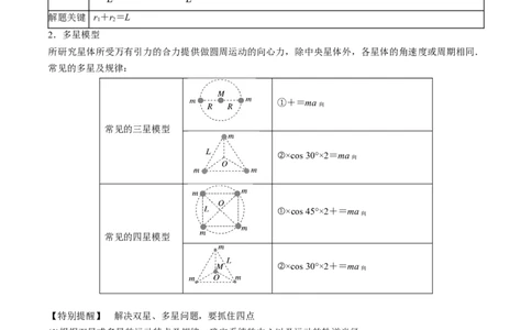 考点21卫星变轨问题　双星模型（原卷版）_04高考物理_通用版（老高考）复习资料_2024年复习资料_完备战2024年高考物理一轮复习考点帮（全国通用）