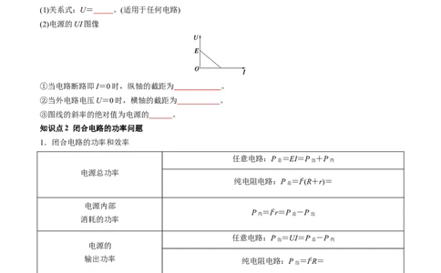第43讲闭合电路欧姆定律（讲义）（原卷版）_04高考物理_新高考复习资料_2024新高考复习资料_一轮复习资料_2024年高考物理一轮复习讲练测（讲义+练习+课件）（新高考）_讲义+练习