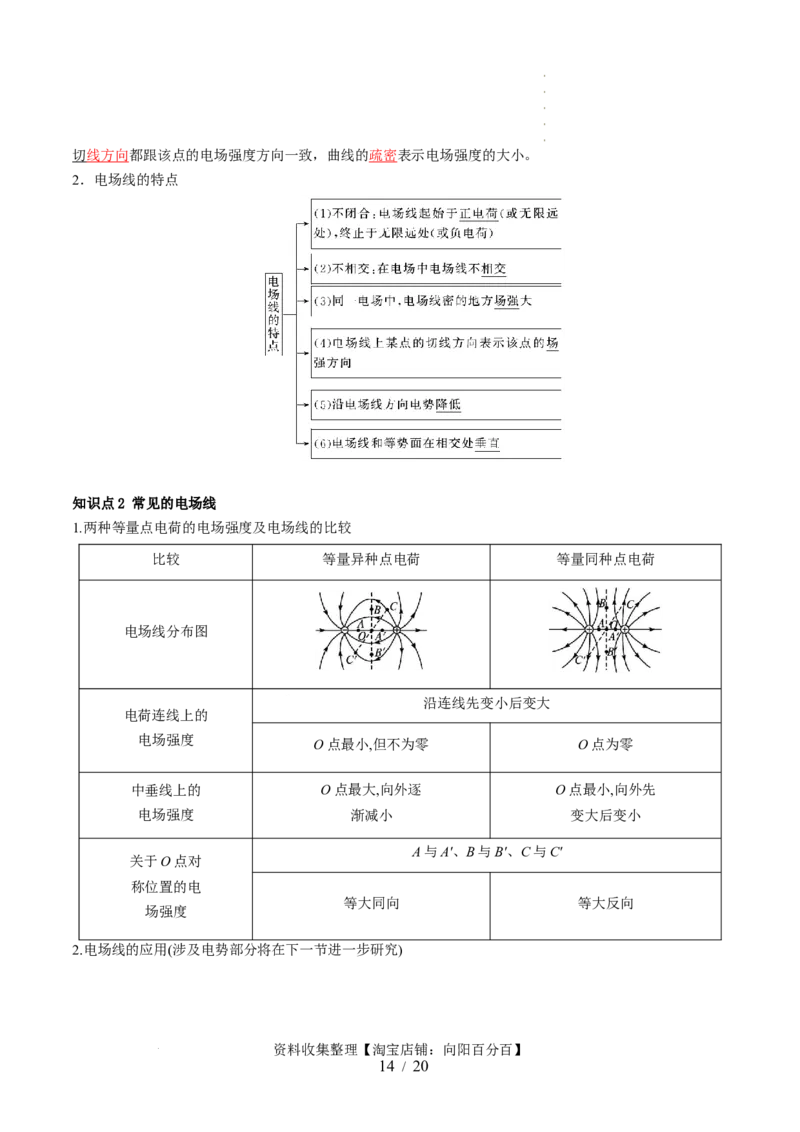 第37讲静电力的性质（讲义）（解析版）_04高考物理_新高考复习资料_2024新高考复习资料_一轮复习资料_2024年高考物理一轮复习讲练测（讲义+练习+课件）（新高考）_讲义+练习