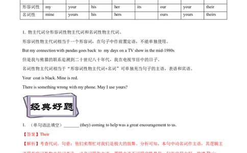 考点03代词（核心考点精讲练）(解析版)-备战2023年高考英语一轮复习考点帮（全国通用）_03高考英语_通用版（老高考）复习资料_2023年复习资料_一轮复习