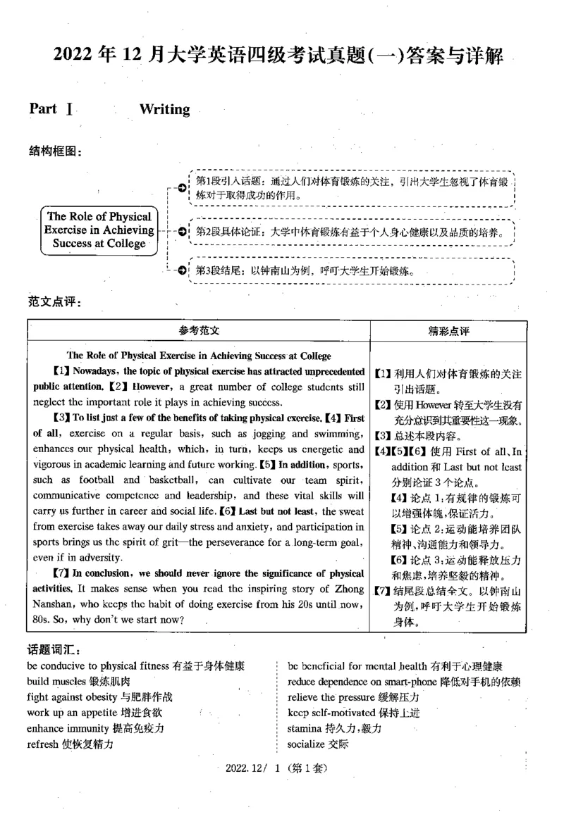 2022.12四级解析全3套(带书签)_02.四六级真题+模拟题（0128）_四级真题+音频+解析(0128)_03.2016&mdash;2025年新题型_2022年12月四级