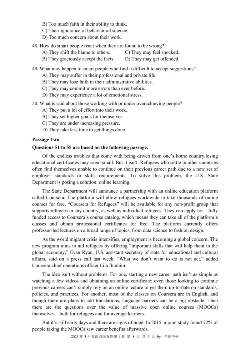 四级真题2021-2025合并版_02.四六级真题+模拟题（0128）_四级真题+音频+解析(0128)_04.四级真题一键打印版