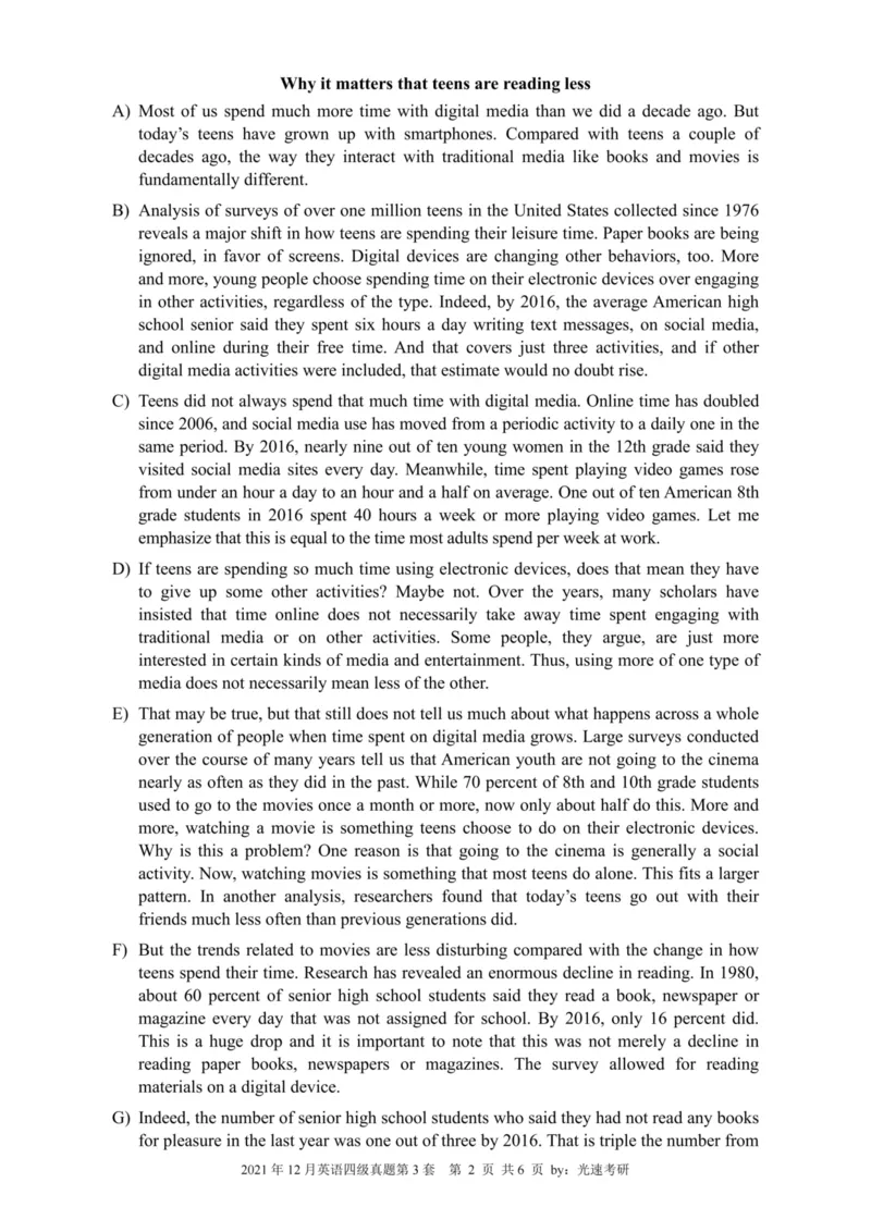 四级真题2021-2025合并版_02.四六级真题+模拟题（0128）_四级真题+音频+解析(0128)_04.四级真题一键打印版