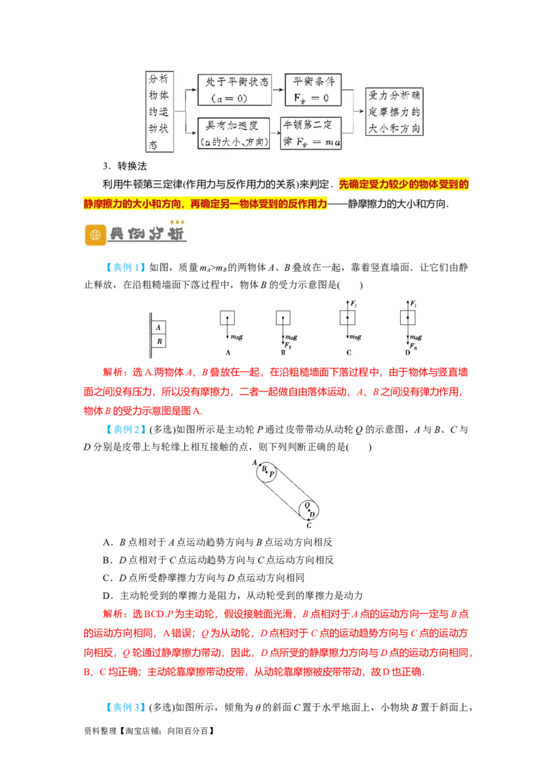 第5讲重力弹力摩擦力（解析版）_04高考物理_通用版（老高考）复习资料_2024年复习资料_完划重点2024年高考一轮复习精细讲义