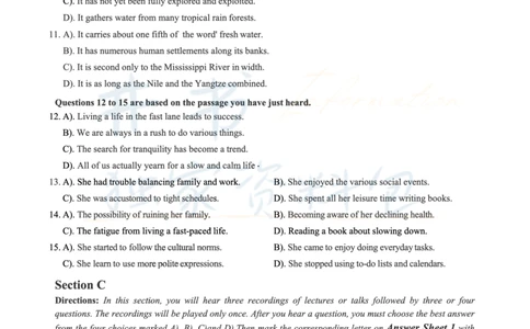 2018年06月大学英语6级（卷二）_最新更新，视频都在这_2026、6月四级速转存易和谐_四六级真题+资料包_六级真题_2018年06月六级真题及答案解析（全三套）