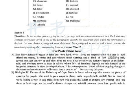 2018年06月大学英语6级（卷二）_最新更新，视频都在这_2026、6月四级速转存易和谐_四六级真题+资料包_六级真题_2018年06月六级真题及答案解析（全三套）