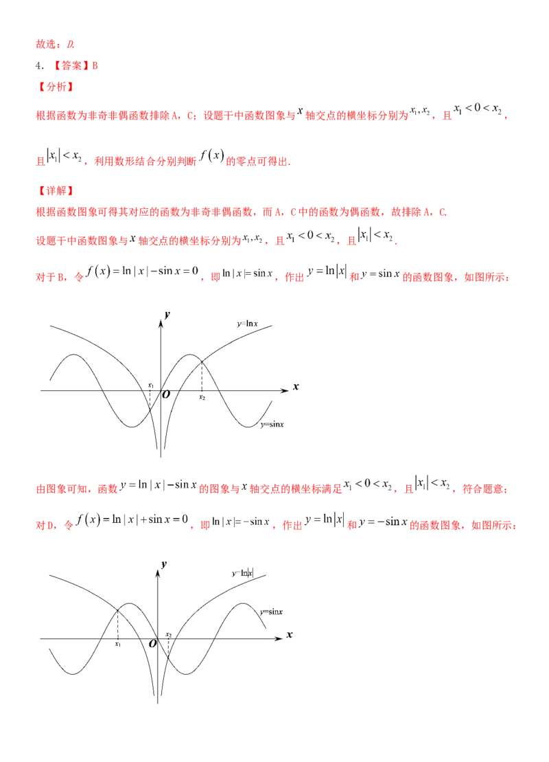 考点12函数的图像（重点）-备战2022年高考数学一轮复习考点微专题（新高考地区专用）_02高考数学_新高考复习资料_2022年新高考资料