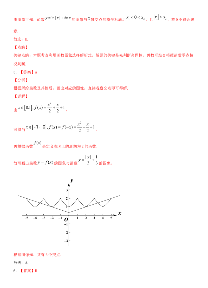 考点12函数的图像（重点）-备战2022年高考数学一轮复习考点微专题（新高考地区专用）_02高考数学_新高考复习资料_2022年新高考资料