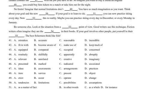 考点8完形填空之说明文精练（教师版）_03高考英语_新高考复习资料_2024年新高考资料_一轮复习资料_完备战2024年高考英语一轮复习考点帮（新高考）_完形填空