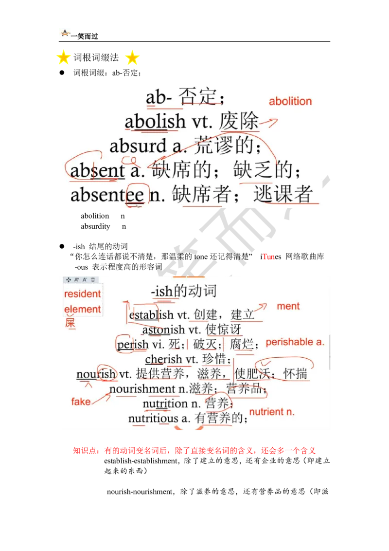 笔记六级基础核心词汇2_最新更新，视频都在这_2026，6月六级速转存易和谐_0、2025年12月六级_04.笑过六级全程班周思成_00.讲义_六级笔记