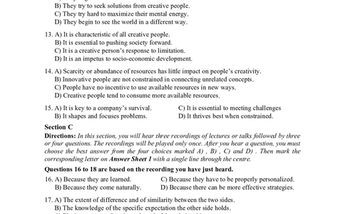 2024年06月六级真题全3套_02.四六级真题+模拟题（0128）_六级真题+音频+解析(0128)_03.2016&mdash;2025六级新题型_2024年06月六级_2024.06六级真题word