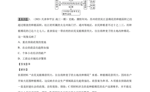 考点16近代中国经济结构的变动和中国民族资本主义的曲折发展-备战2022年高考历史一轮复习考点帮（新高考专用）_07高考历史_新高考复习资料_2022年新高考复习资料
