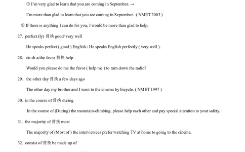 考向20书面表达中的高级结构(解析版)-备战2022年高考英语一轮复习考点微专题_03高考英语_新高考复习资料_2022年新高考资料_2022年新高考英语一轮复习