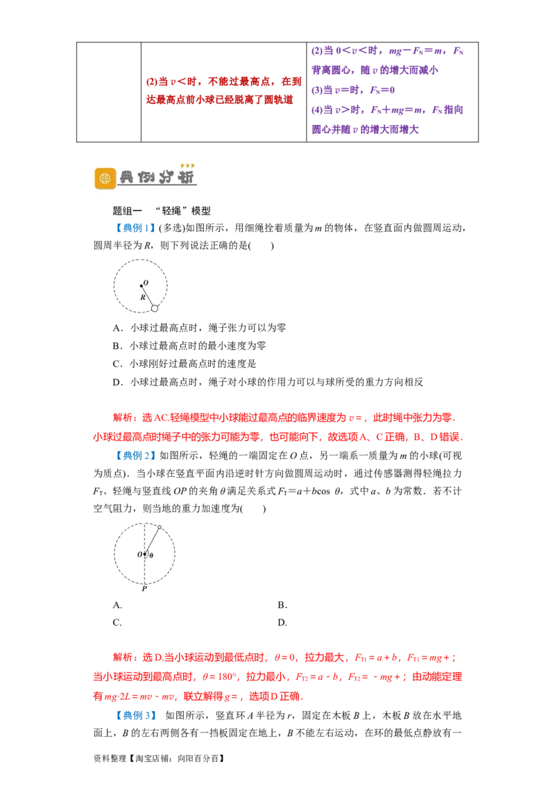 第14讲圆周运动（解析版）_04高考物理_新高考复习资料_2024新高考复习资料_一轮复习资料_完划重点2024年高考一轮复习精细讲义