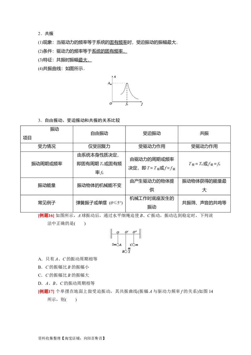 第27讲　机械振动（原卷版）_04高考物理_通用版（老高考）复习资料_2024年复习资料_完2024年高考物理一轮考点复习精讲精练（全国通用）_第27讲　机械振动（全国通用）