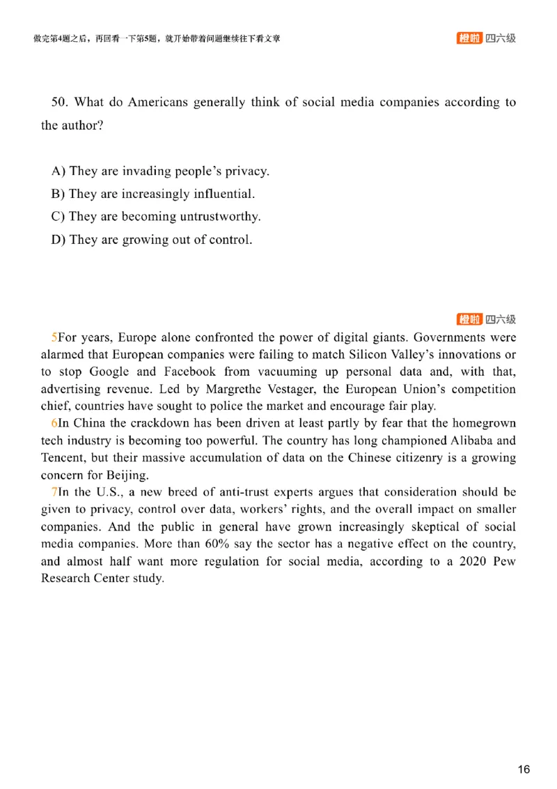 [8.3]--阅读精讲精练2_最新更新，视频都在这_2026，6月六级速转存易和谐_1、2025年6月六级_10.2026六级英语橙啦_{1}--课程_{8}--阅读精讲精练