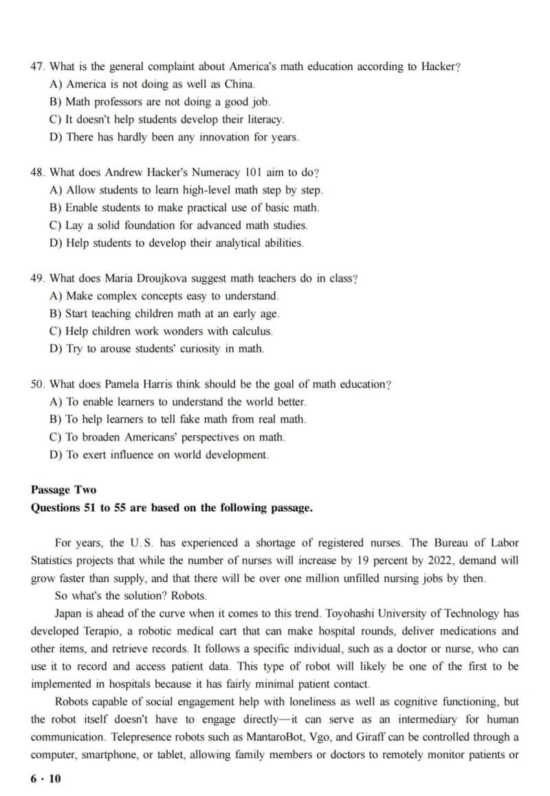 六级真题合并版2016-2020年_02.四六级真题+模拟题（0128）_六级真题+音频+解析(0128)_04.六级真题一键打印版