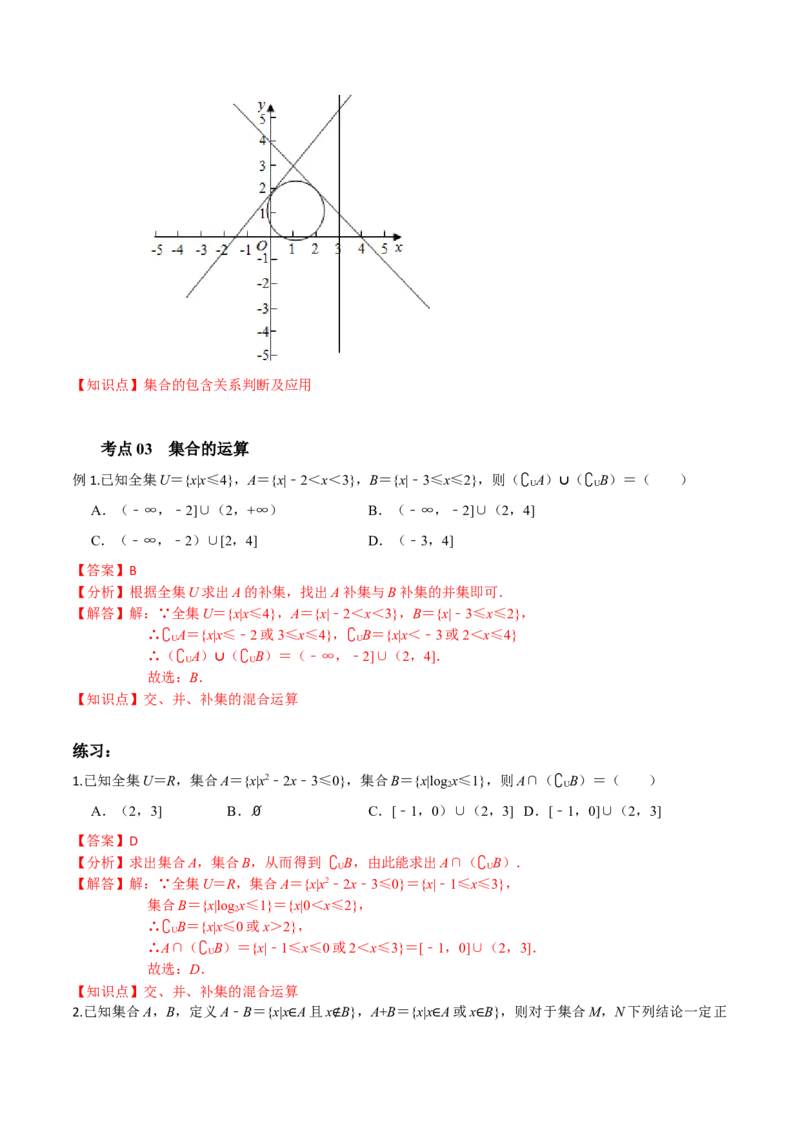 考点01集合-2022年高考数学一轮复习小题多维练（新高考版）（解析版）_02高考数学_新高考复习资料_2022年新高考资料_2022年高考数学一轮复习小题多维练（新高考版）8.7更新