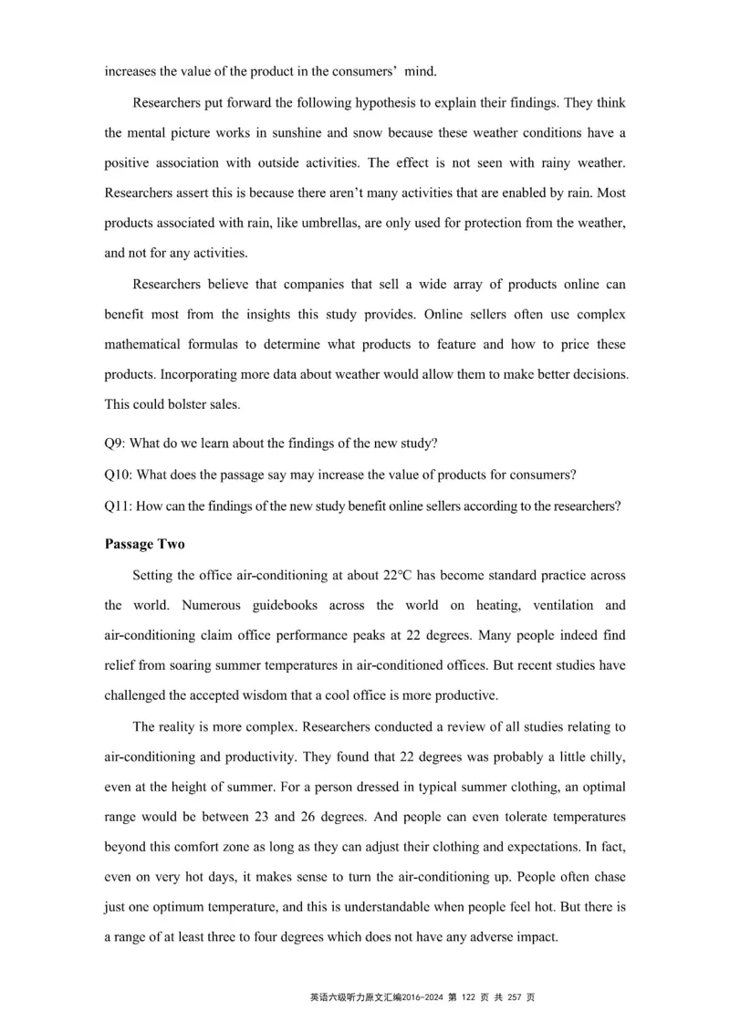 六级听力原文2016-2024_最新更新，视频都在这_2026、6月四级速转存易和谐_新大学英语2025.6月4.6级真题_六级真题_六级听力专项