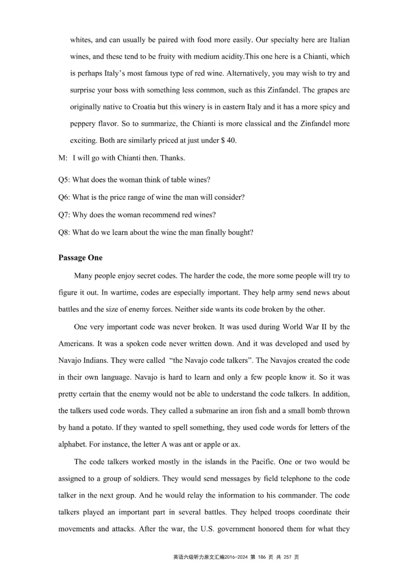 六级听力原文2016-2024_最新更新，视频都在这_2026、6月四级速转存易和谐_新大学英语2025.6月4.6级真题_六级真题_六级听力专项