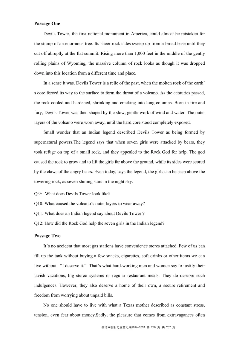 六级听力原文2016-2024_最新更新，视频都在这_2026、6月四级速转存易和谐_新大学英语2025.6月4.6级真题_六级真题_六级听力专项