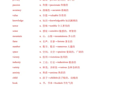 词汇知识专题05语法填空词形转换高频词汇（2）（练习）（解析版）_02高考数学_2025年新高考资料_二轮复习_01高考语文等多个文件_第二部分词汇知识