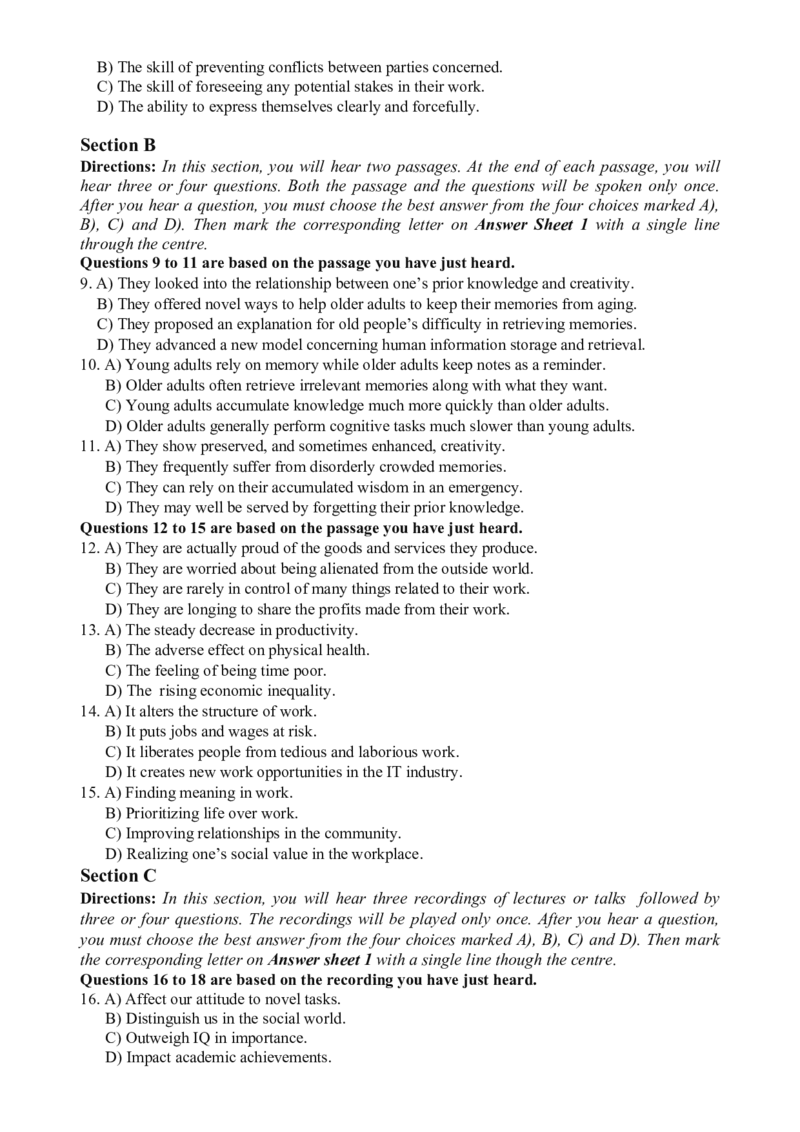 2025年06月六级真题全3套_02.四六级真题+模拟题（0128）_六级真题+音频+解析(0128)_03.2016&mdash;2025六级新题型_2025年06月六级_2025.06六级真题word