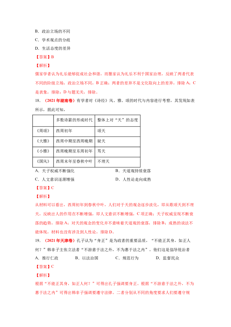 解密15++选择性必修三：文化交流与传播（复习讲义）-高频考点解密2023年高考历史二轮复习讲义+分层训练_07高考历史_新高考复习资料_2023年新高考复习资料