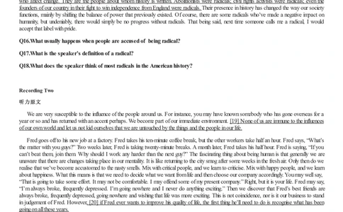 [1.1.9.18]--2020年9月六级听力音频（仅一套）_文本_最新更新，视频都在这_2026，6月六级速转存易和谐_1、2025年6月六级_04.2026六级英语新东方_{9}--近五年听力音频+原文