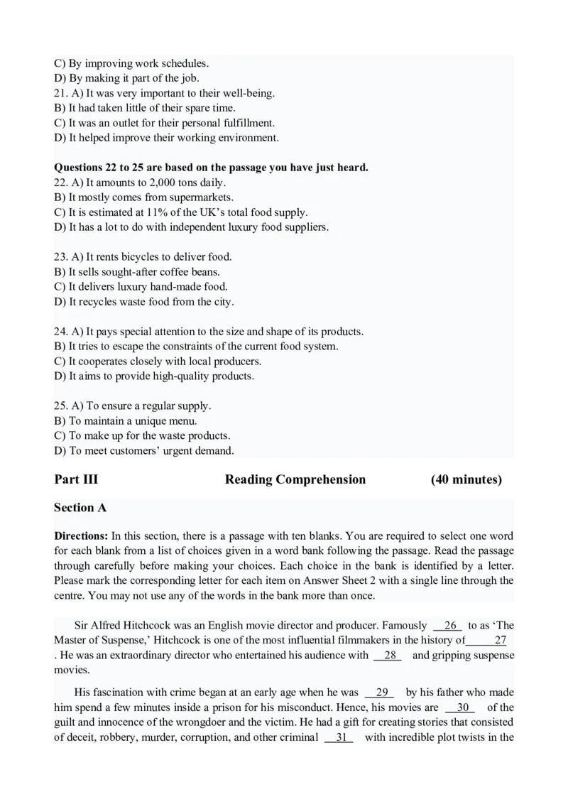 2025.06四级真题全3套_02.四六级真题+模拟题（0128）_四级真题+音频+解析(0128)_03.2016&mdash;2025年新题型_2025年06月四级_2025.06四级真题word
