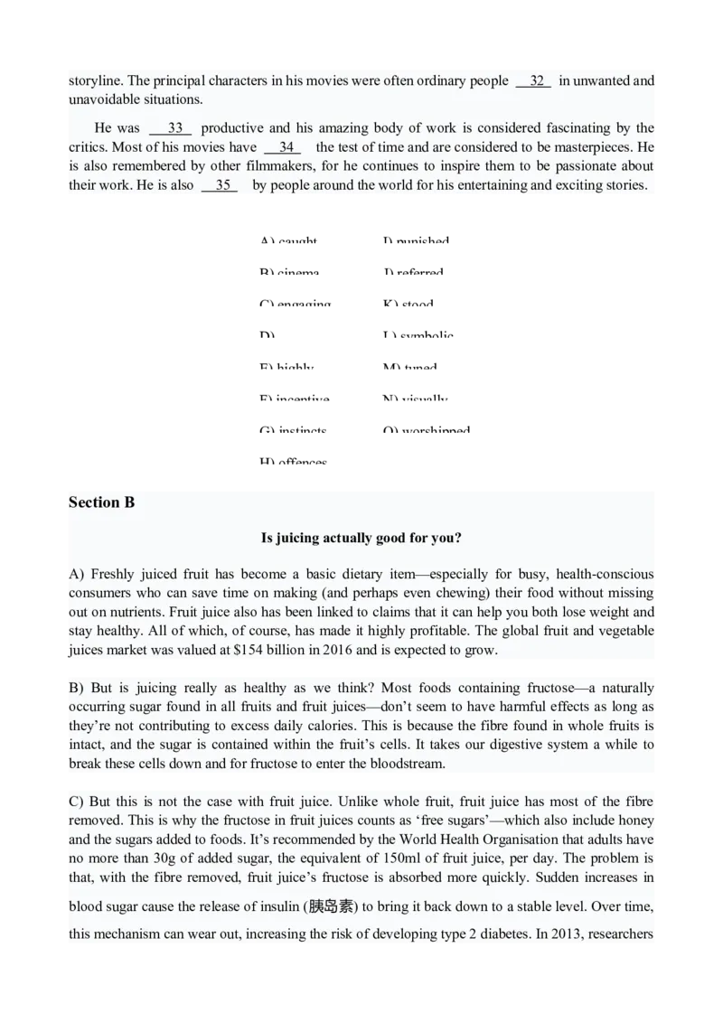 2025.06四级真题全3套_02.四六级真题+模拟题（0128）_四级真题+音频+解析(0128)_03.2016&mdash;2025年新题型_2025年06月四级_2025.06四级真题word