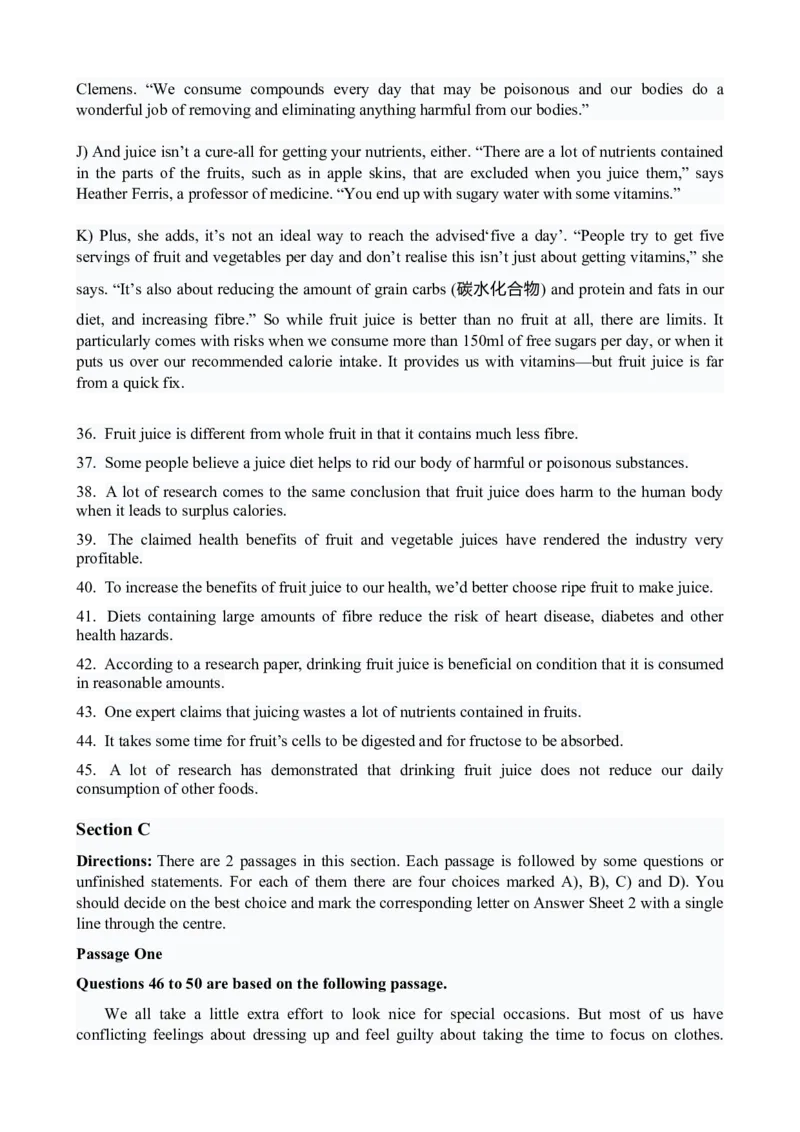 2025.06四级真题全3套_02.四六级真题+模拟题（0128）_四级真题+音频+解析(0128)_03.2016&mdash;2025年新题型_2025年06月四级_2025.06四级真题word