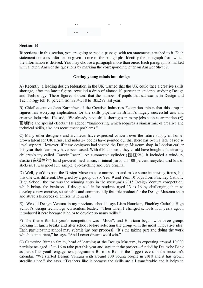 2025.06四级真题全3套_02.四六级真题+模拟题（0128）_四级真题+音频+解析(0128)_03.2016&mdash;2025年新题型_2025年06月四级_2025.06四级真题word