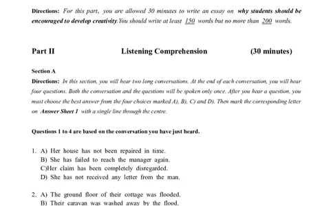 2020年12月六级真题全3套_02.四六级真题+模拟题（0128）_六级真题+音频+解析(0128)_03.2016&mdash;2025六级新题型_2020年12月六级_2020.12六级真题word