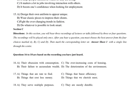 2020年12月六级真题全3套_02.四六级真题+模拟题（0128）_六级真题+音频+解析(0128)_03.2016&mdash;2025六级新题型_2020年12月六级_2020.12六级真题word