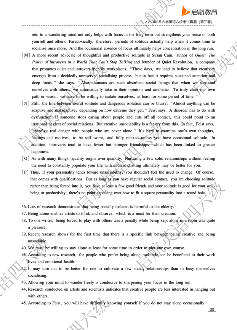 2025.6六级真题_最新更新，视频都在这_2026，6月六级速转存易和谐_0、2025年12月六级_01.启航六级全程班马天艺_10.2023.6-2025.6真题