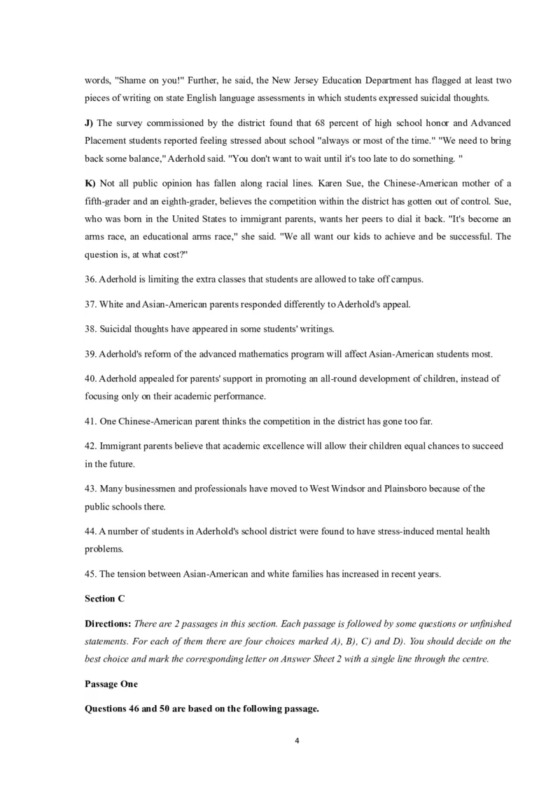 2018.06四级真题全3套(带书签)_02.四六级真题+模拟题（0128）_四级真题+音频+解析(0128)_03.2016&mdash;2025年新题型_2018年06月四级