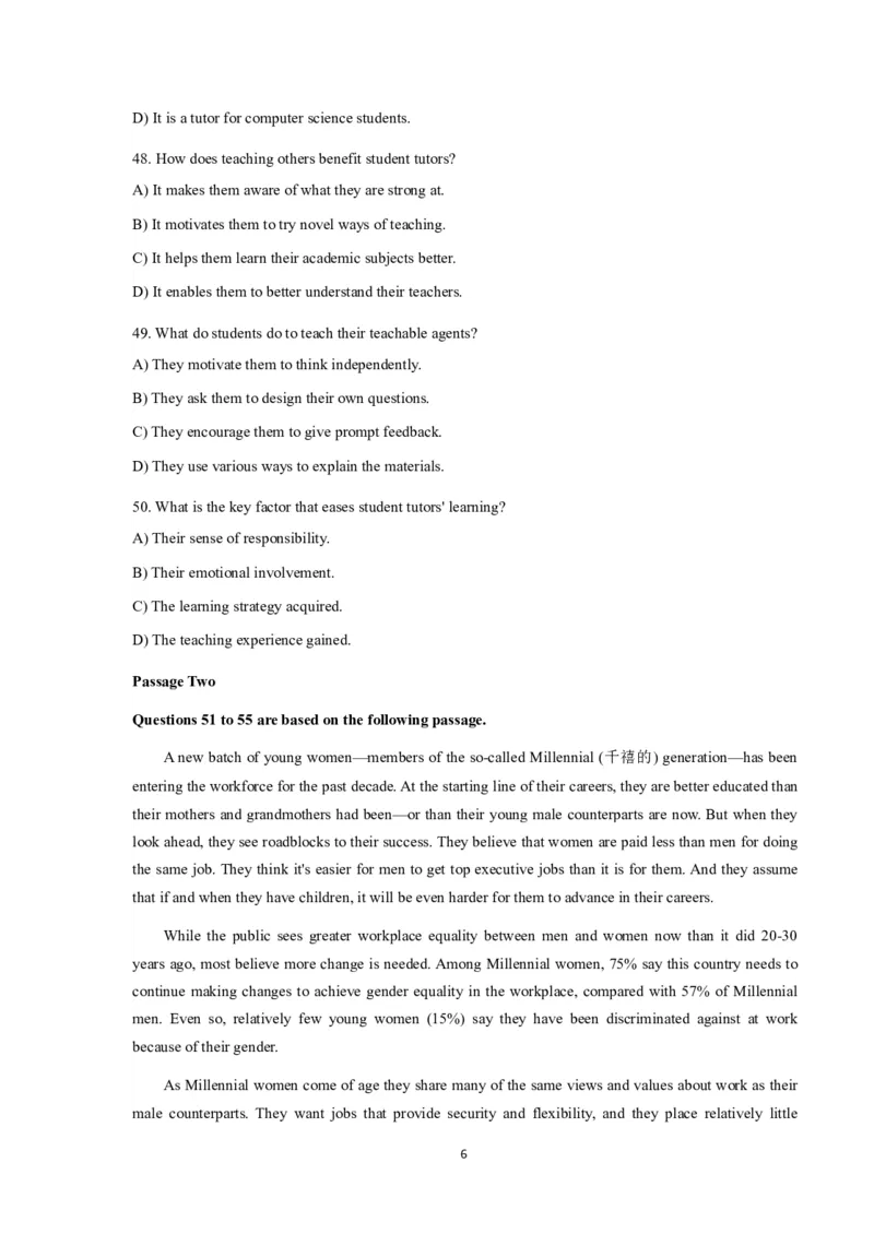 2018.06四级真题全3套(带书签)_02.四六级真题+模拟题（0128）_四级真题+音频+解析(0128)_03.2016&mdash;2025年新题型_2018年06月四级