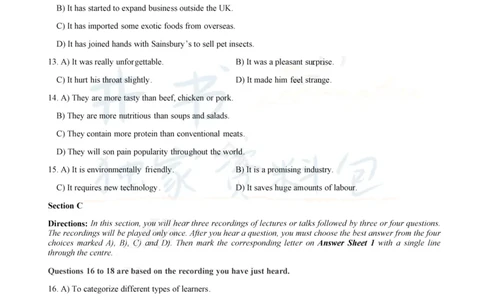 2019年12月大学英语6级（卷二）_最新更新，视频都在这_2026、6月四级速转存易和谐_四六级真题+资料包_六级真题_2019年12月六级真题及答案解析（全三套）