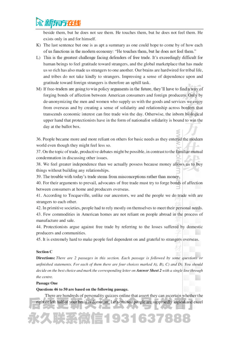 2024年12月大学英语六级考试真题（第3套）_最新更新，视频都在这_2026，6月六级速转存易和谐_1、2025年6月六级_04.2026六级英语新东方_电子资料_2024年12月真题电子版