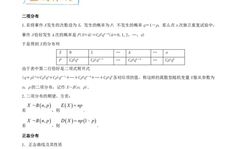 考向49二项分布与正态分布-备战2022年高考数学一轮复习考点微专题（新高考地区专用）(31621365)_02高考数学_新高考复习资料_2022年新高考资料