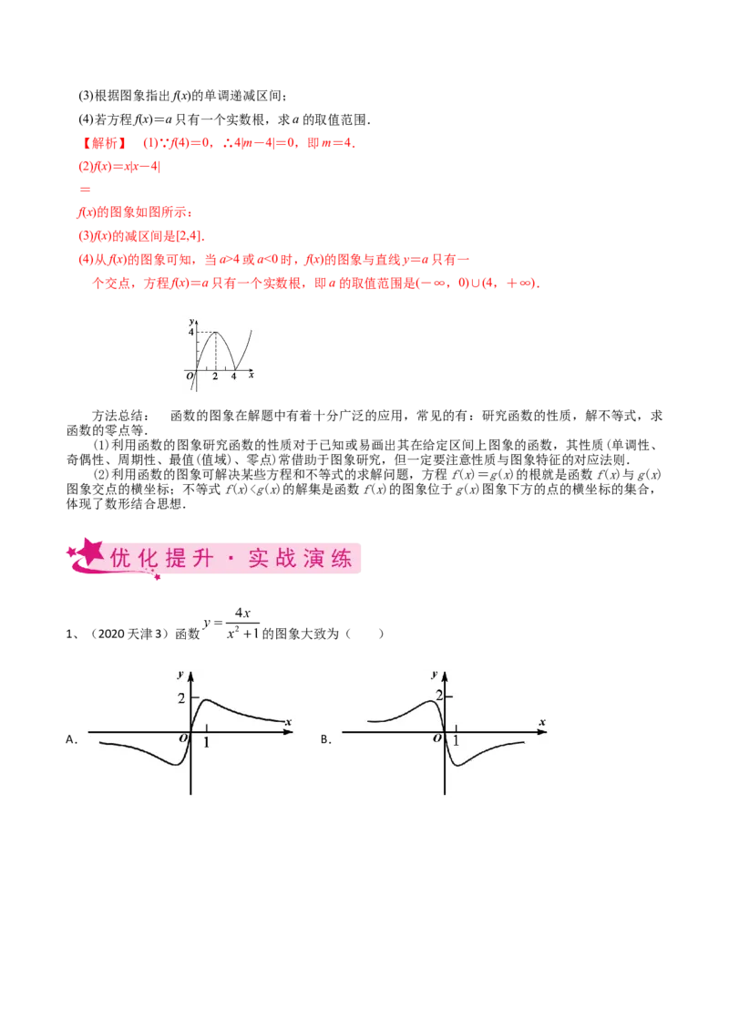 考点12函数的图象（解析版）_02高考数学_新高考复习资料_2022年新高考资料_备战2022年高考数学一轮复习考点帮（新高考地区专用）8.2更新