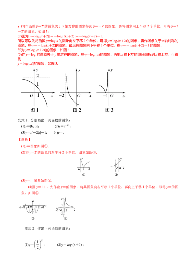 考点12函数的图象（解析版）_02高考数学_新高考复习资料_2022年新高考资料_备战2022年高考数学一轮复习考点帮（新高考地区专用）8.2更新
