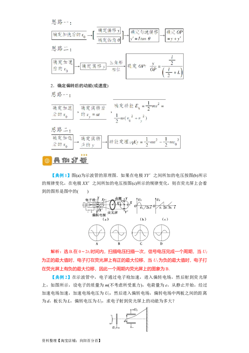 第28讲　电容动态分析及带电粒子在电场中的运动（解析版）_04高考物理_新高考复习资料_2024新高考复习资料_一轮复习资料_完划重点2024年高考一轮复习精细讲义