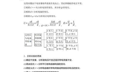 第28讲　电容动态分析及带电粒子在电场中的运动（解析版）_04高考物理_新高考复习资料_2024新高考复习资料_一轮复习资料_完划重点2024年高考一轮复习精细讲义