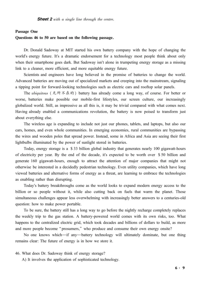 2016.12六级真题全3套(带书签)_02.四六级真题+模拟题（0128）_六级真题+音频+解析(0128)_03.2016&mdash;2025六级新题型_2016年12月六级