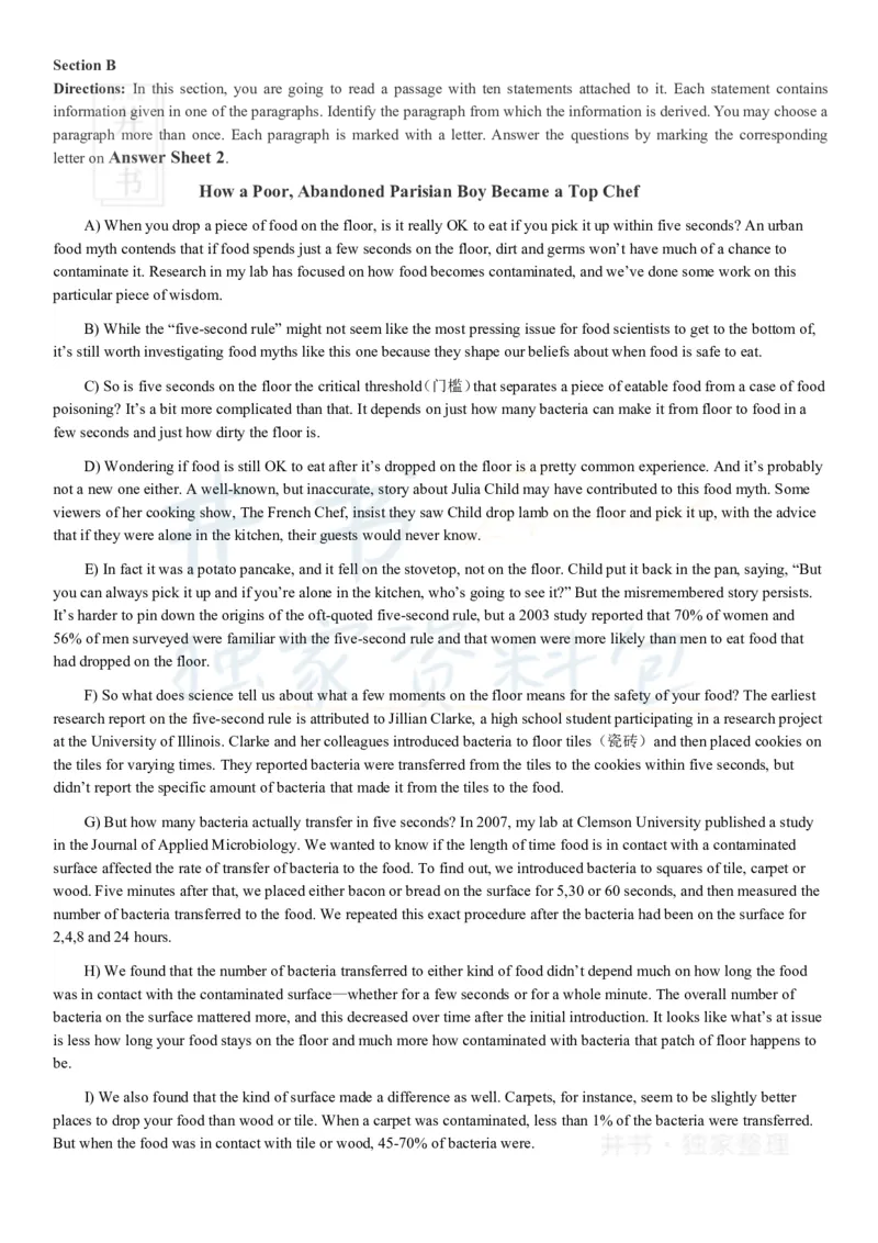 2018年12月大学英语四级考试真题卷3_最新更新，视频都在这_2026、6月四级速转存易和谐_四六级真题+资料包_四级真题_2018年12月CET4