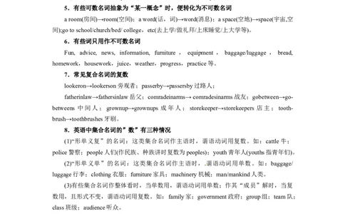 考点03-名词与语法填空（原卷版）_03高考英语_新高考复习资料_2023年新高考资料_一轮复习_备战2023年高考英语一轮复习考点帮（新高考专用）